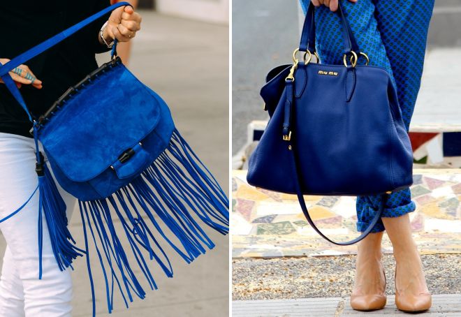 дамски сини торбички 2
