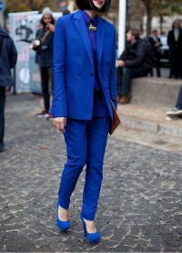 ženska modra obleka 11