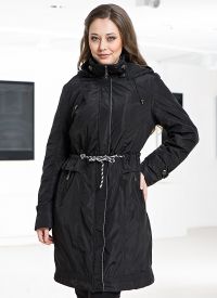 Женско палто върху синтетичен шезлонга 6