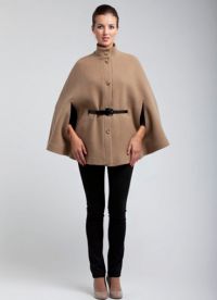 dámský kabát s pláštěm 5