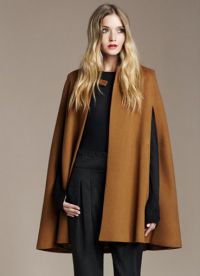 dámský kabát s pláštěm 9