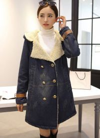 женски дънков палто 2