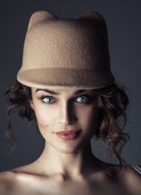 Dámské plstěné klobouky 9