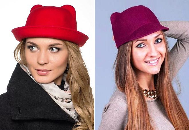 стильные шляпки для девушек