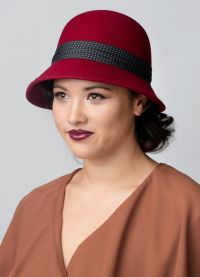 Ženske klobuki z majhnim robom 8