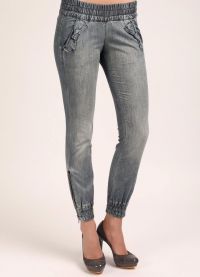 dámské jeansy s gumou3
