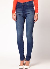 dámské jeansy s vysokým pasem 4