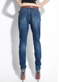 dámské jeansy s vysokým pasem 6