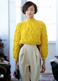 ženske pletene puloverji 2014 5