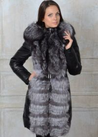 женски кожени палта с козина 4