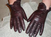 skórzane rękawiczki damskie 7