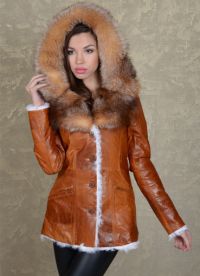 ženska kožna jakna s kapuljačom 6