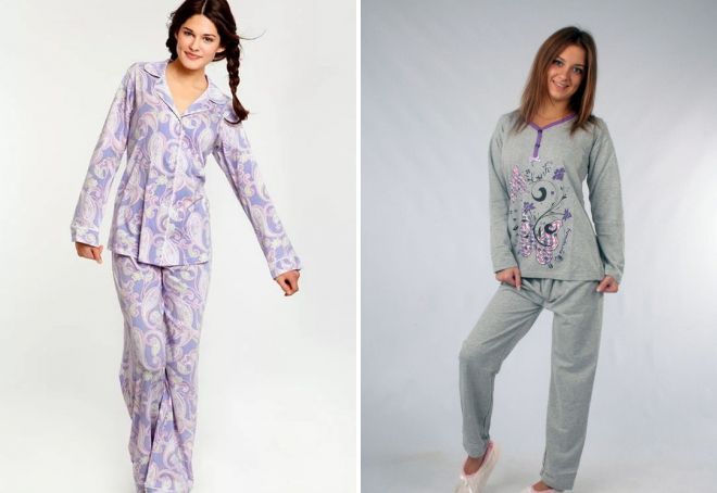 flanelette ženske pidžame