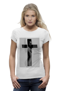damski t-shirt z krzyżem8