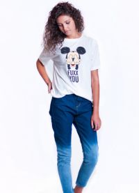 Ženska majica s kratkimi rokavi Mickey Mouse2