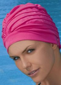 ženski volumen klobuki za bazen1