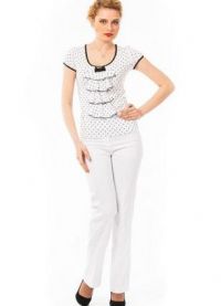 2013 białe spodnie dla kobiet 7