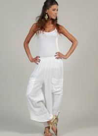 2013 białe spodnie dla kobiet 8