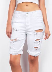 ženske bele kratke hlače 3