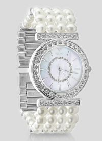 Ženské bílé náramkové hodinky8