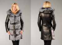 Dámské zimní kabáty na syntetické zimní zimě s kožešinou