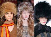 dámské zimní kožešinové klobouky 2015 2016 2