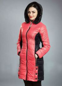 dámská zimní bunda s kapucí na syntetickém zimě2
