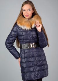Ženske zimske jakne na sintetičnem zimskem plašču s krznom1