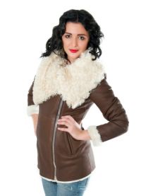 Ženska zimska ovčja obleka 6