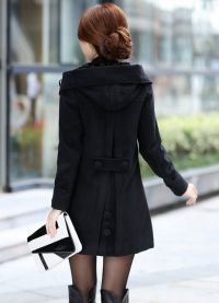 ženská vlněná kabát s kapucí 2