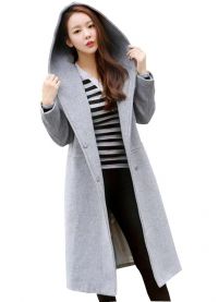 ženská vlněná kabátka s kapucí 6