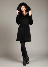 ženski vunski kaput s kapuljačom 7