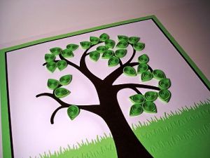 quilling style tree11