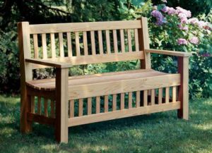dřevěné lavice 1
