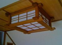 Dřevěné stropní lustry11