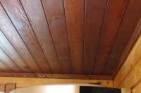 Дървен покривен таван2