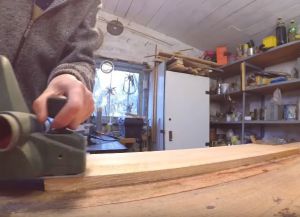 DIY drewniany żyrandol1