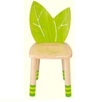 Дървен детски стол3