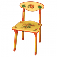 Дървен детски стол6