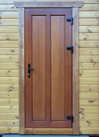 дървени врати за лятна вила 3