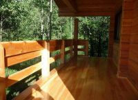 Ograja za leseno teraso9