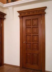 Dřevěné interiérové ​​dveře1