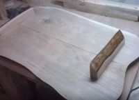 Stół wykonany z drewna własnymi rękami12