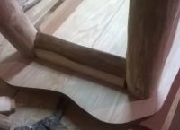 Stół wykonany z drewna własnymi rękami13