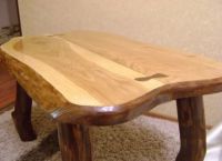 Stół wykonany z drewna własnymi rękami22