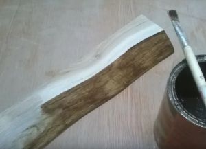 Stół wykonany z drewna własnymi rękami7