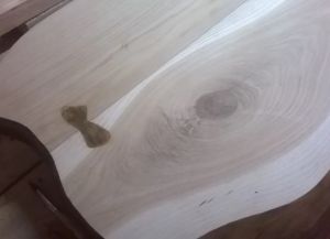 Stół wykonany z drewna własnymi rękami9