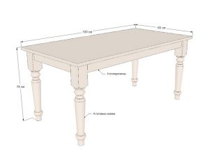 Dřevěný stůl dělejte sami1