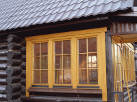 Dřevěné desky na oknech 6