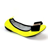 Żółte buty baletowe 1